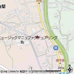 静岡県袋井市堀越1686周辺の地図