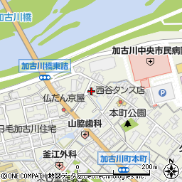 兵庫県加古川市加古川町本町295周辺の地図