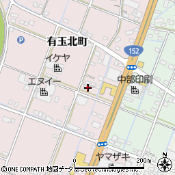 静岡県浜松市中央区有玉北町349周辺の地図