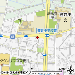 静岡県浜松市中央区笠井町1138周辺の地図