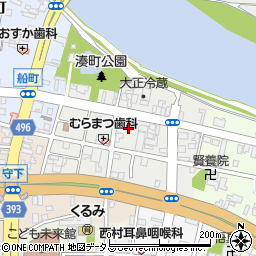 愛知県豊橋市湊町周辺の地図