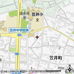 静岡県浜松市中央区笠井町476周辺の地図