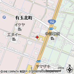 静岡県浜松市中央区有玉北町348周辺の地図