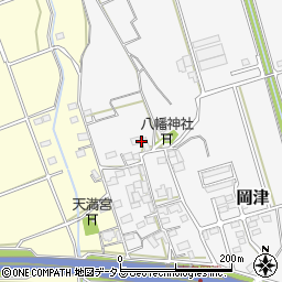 静岡県掛川市岡津376周辺の地図