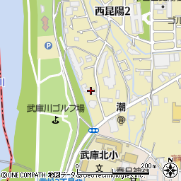 パレ武庫川プルミエール２１号棟周辺の地図