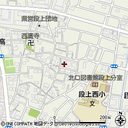 兵庫県西宮市段上町周辺の地図