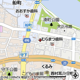 湊町集会場周辺の地図
