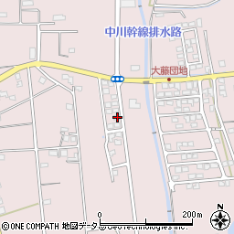 静岡県磐田市大久保733周辺の地図