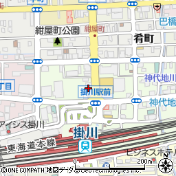 明光義塾掛川駅前教室周辺の地図