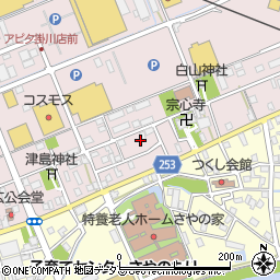 静岡県掛川市大池870周辺の地図