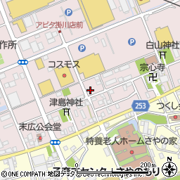 静岡県掛川市大池2600周辺の地図