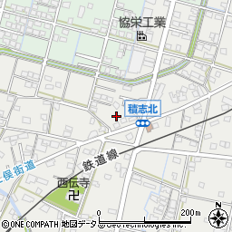 静岡県浜松市中央区積志町430周辺の地図
