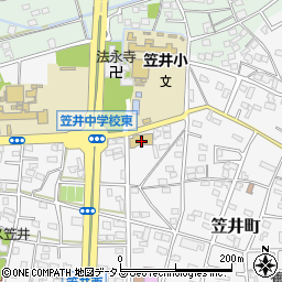 静岡県浜松市中央区笠井町478周辺の地図