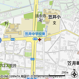 静岡県浜松市中央区笠井町1041周辺の地図