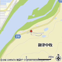 岡山県岡山市北区御津中牧周辺の地図