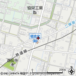 静岡県浜松市中央区積志町168周辺の地図