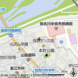 兵庫県加古川市加古川町本町510周辺の地図