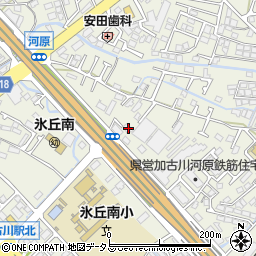 兵庫県加古川市加古川町河原283周辺の地図