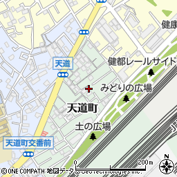大阪府吹田市天道町24-9周辺の地図