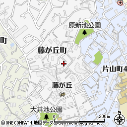 大阪府吹田市藤が丘町16周辺の地図