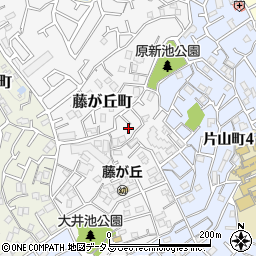 大阪府吹田市藤が丘町16-6周辺の地図