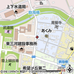愛知県豊橋市飽海町85周辺の地図