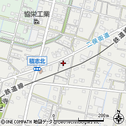静岡県浜松市中央区積志町180周辺の地図