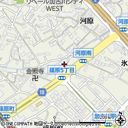 兵庫県加古川市加古川町篠原町160周辺の地図