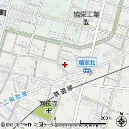 静岡県浜松市中央区積志町435周辺の地図