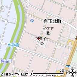 静岡県浜松市中央区有玉北町444周辺の地図