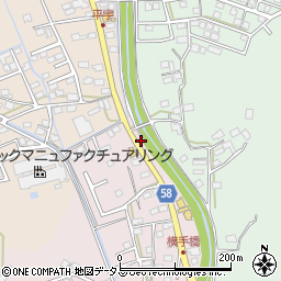 静岡県袋井市堀越1799周辺の地図