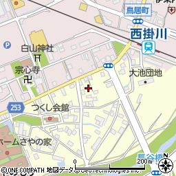 静岡県掛川市長谷300周辺の地図