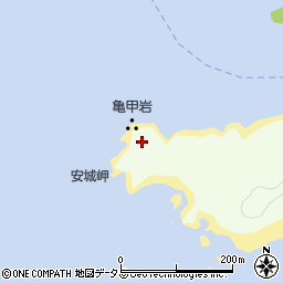 亀甲岩周辺の地図