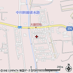 静岡県磐田市大久保734-76周辺の地図