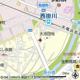 静岡県掛川市長谷385周辺の地図