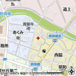 愛知県豊橋市東田町西脇12周辺の地図