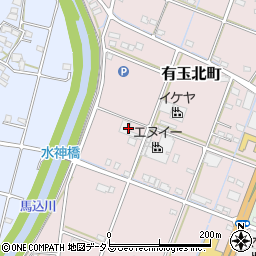 静岡県浜松市中央区有玉北町443周辺の地図