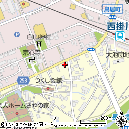 静岡県掛川市長谷286周辺の地図