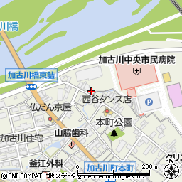 兵庫県加古川市加古川町本町512周辺の地図