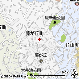 大阪府吹田市藤が丘町16-7周辺の地図