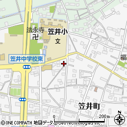 静岡県浜松市中央区笠井町471周辺の地図