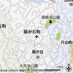 大阪府吹田市藤が丘町16-9周辺の地図