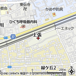 静岡県掛川市上張253周辺の地図