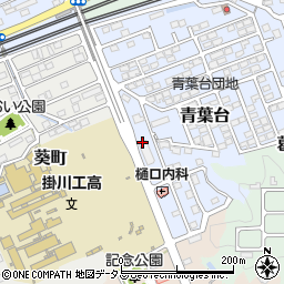 静岡県掛川市青葉台20周辺の地図