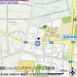 静岡県浜松市中央区笠井町1081周辺の地図
