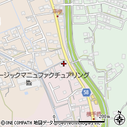 静岡県袋井市堀越1687周辺の地図