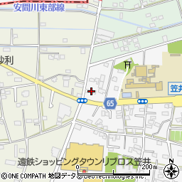 静岡県浜松市中央区笠井町1095周辺の地図