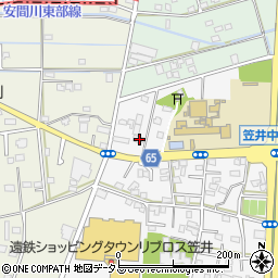 静岡県浜松市中央区笠井町1086周辺の地図