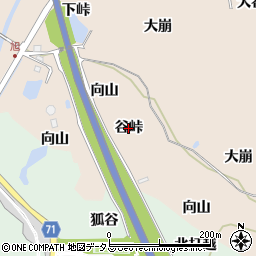 京都府精華町（相楽郡）下狛（谷峠）周辺の地図