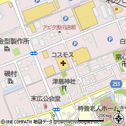 静岡県掛川市大池2628周辺の地図